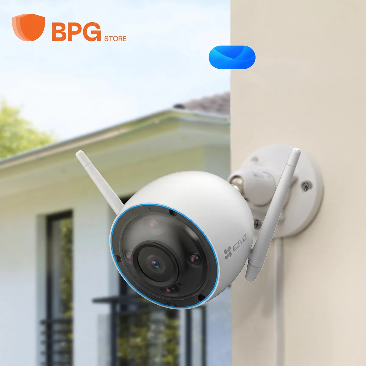 كاميرا واي فاي ذكية ثابتة خارجية – EZVIZ CS-H3-R100-1H3WKFL(2.8mm) – صورة 4 – EZVIZ
