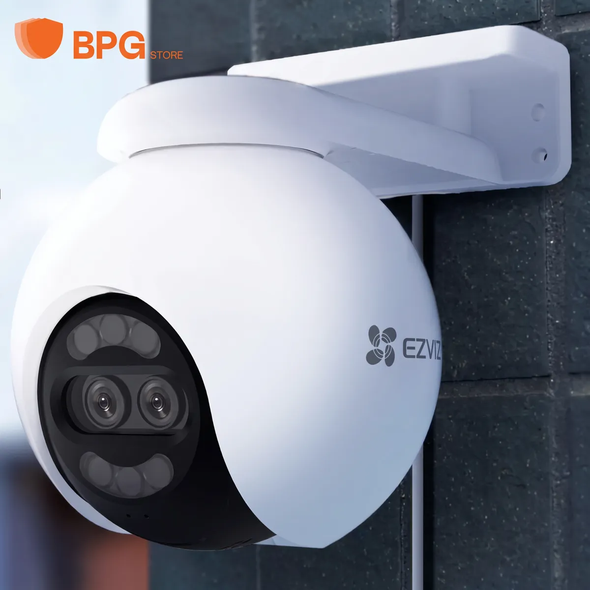 كاميرا واي فاي ذكية بدوران 360° بعدستين خارجية 8 ميجا – EZVIZ CS-H80x-R100-8G82WKFL – صورة 4 – EZVIZ