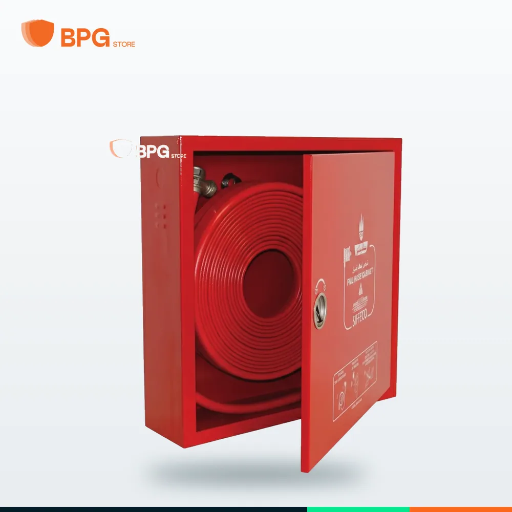 كابينة خرطوم حريق حمراء – تركيب خارجي – SFFECO SF300