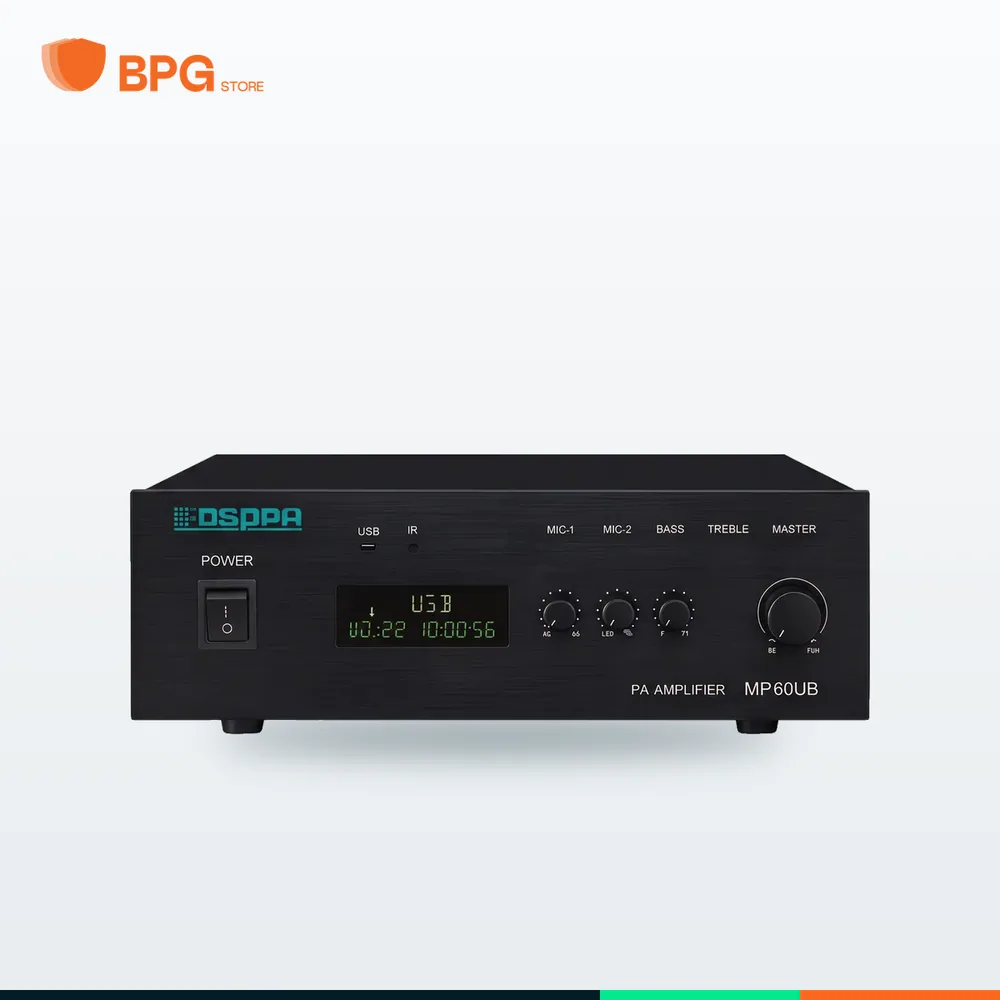 أمبليفاير رقمي صغير متعدد الوظائف 60 واط – DSPPA MP60UB