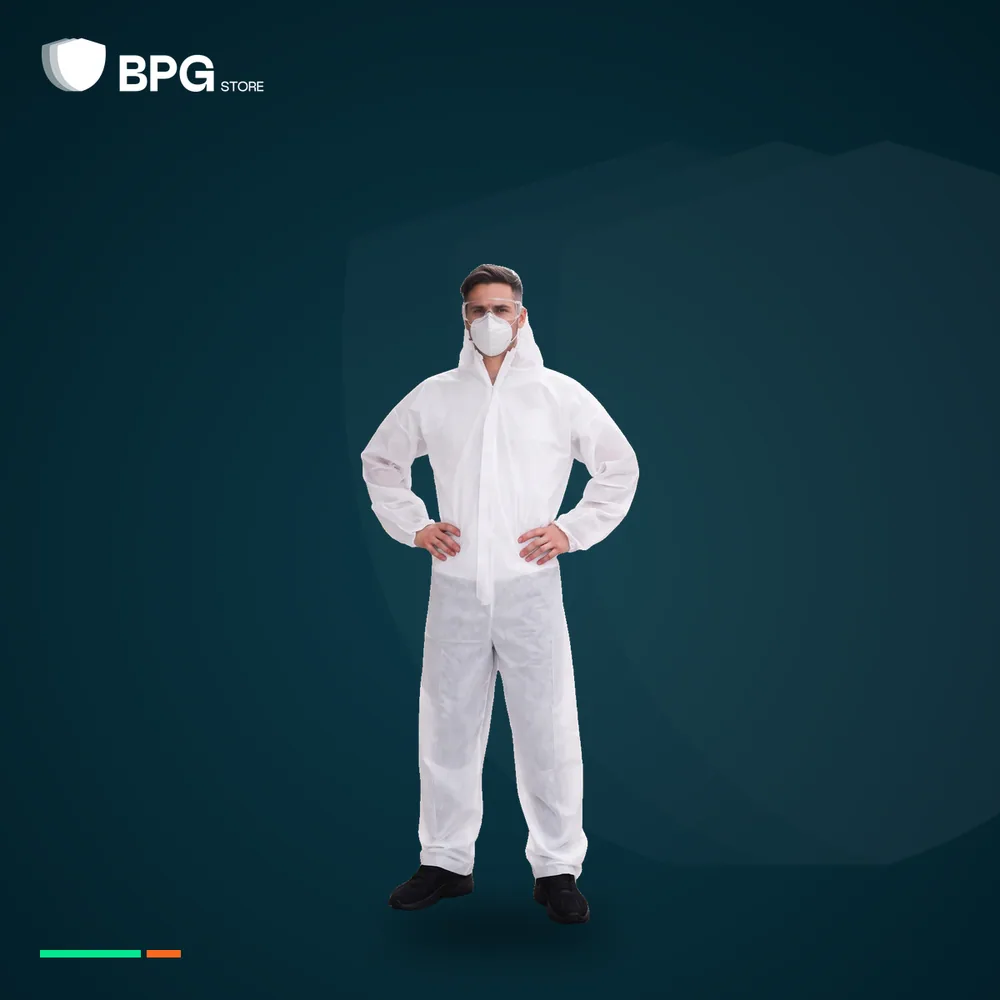 أفرول عمل أبيض للاستخدام مرة واحدة | BPG Store