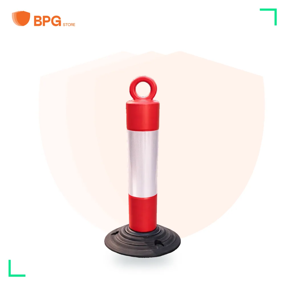 عمود حاجز مروري مرن (Bollard) 75 سم – صورة توضيحية