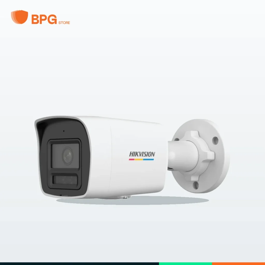 كاميرا مراقبة IP 6 ميجا خارجية ملونة ليلًا ColorVu مع صوت – Hikvision DS-2CD1067G2H-LIU