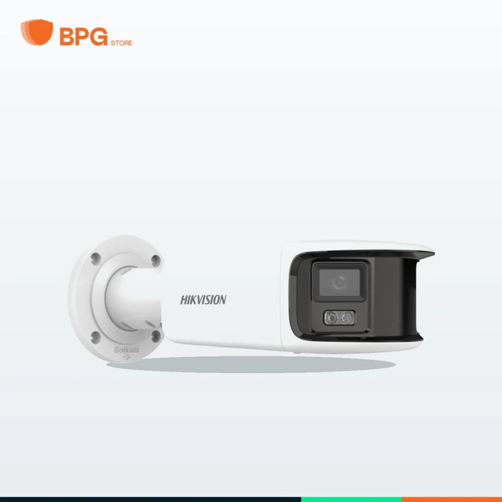 كاميرا مراقبة IP 8 ميجا بانورامية بعدستين 180° خارجية ColorVu – Hikvision DS-2CD2T87G2P-LSU/SL