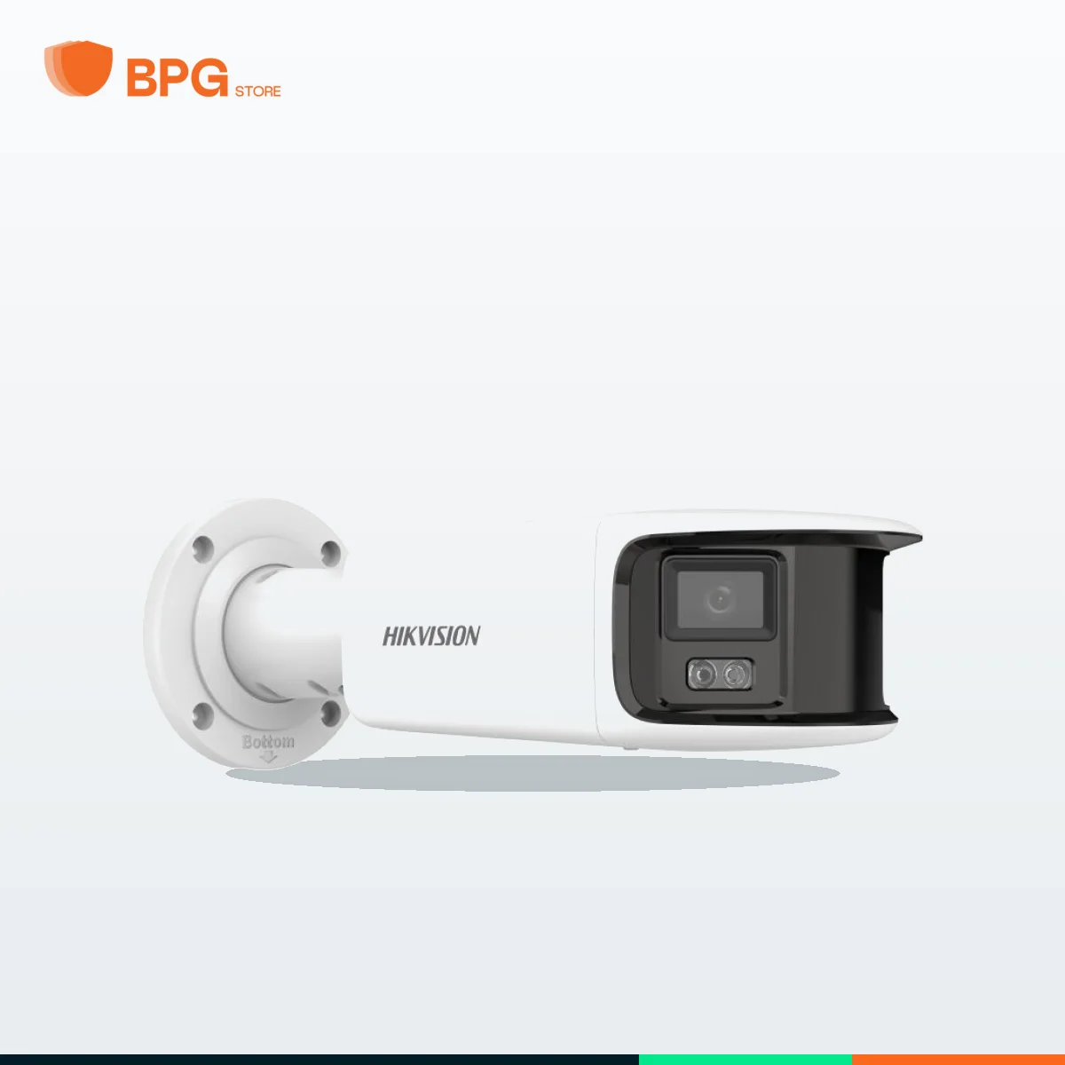 كاميرا مراقبة IP 8 ميجا بانورامية بعدستين 180° خارجية ColorVu – Hikvision DS-2CD2T87G2P-LSU/SL