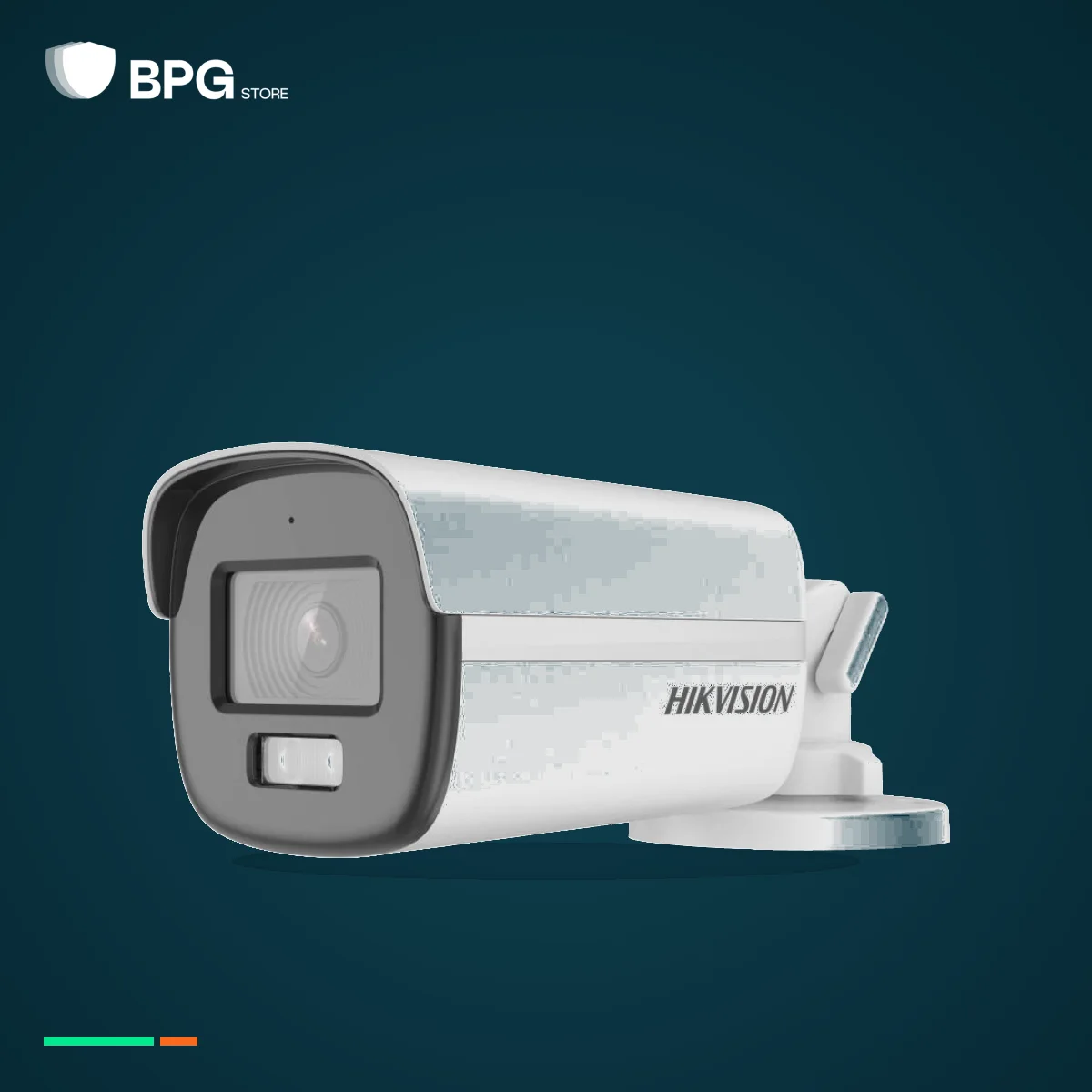 كاميرا مراقبة أنالوج 3K خارجية ملونة ليلًا ColorVu مع صوت – Hikvision DS-2CE12KF0T-LFS | BPG Store