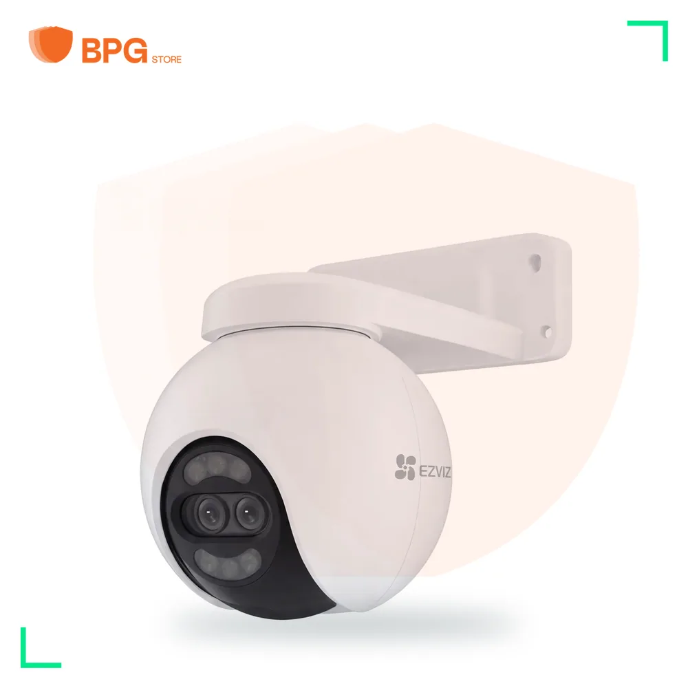 كاميرا واي فاي ذكية بدوران 360° بعدستين خارجية 8 ميجا – EZVIZ CS-H80x-R100-8G82WKFL – صورة عرض
