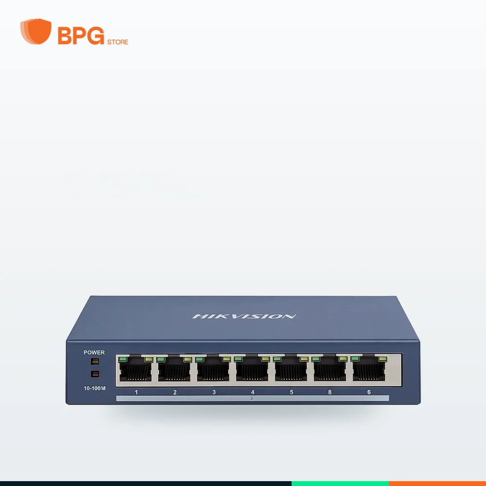 سويتش PoE 8 منفذ 10/100 – Hikvision DS-3E1309P-EI/M