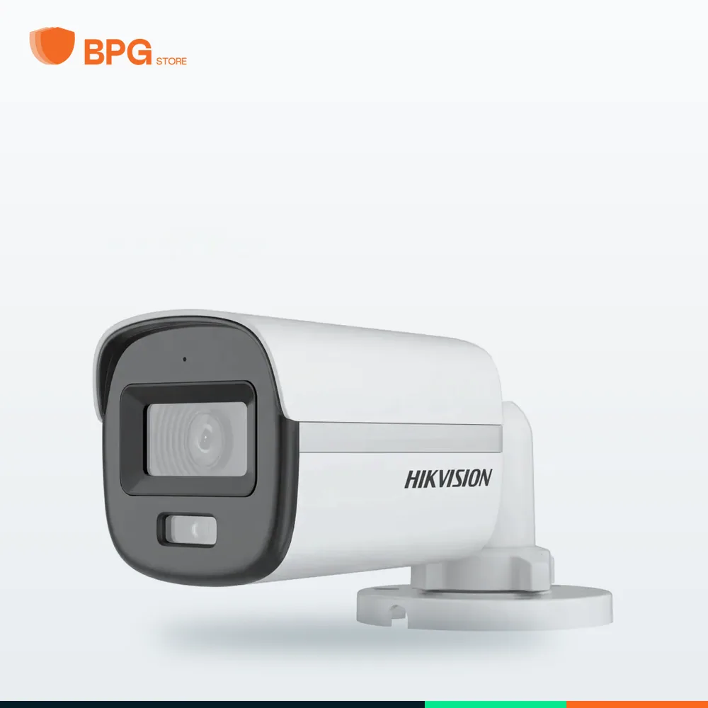كاميرا مراقبة HD (Turbo HD) 5 ميجا خارجية (بوليت) ملونة ليلًا – Hikvision DS-2CE10KF0T-LPFS