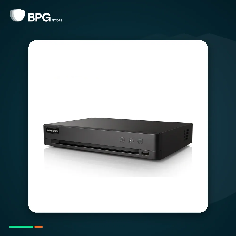 جهاز تسجيل DVR 4 قناة بدقة 5 ميجا – Hikvision iDS-7204HQHI-M1/XT – بهوية BPG Store