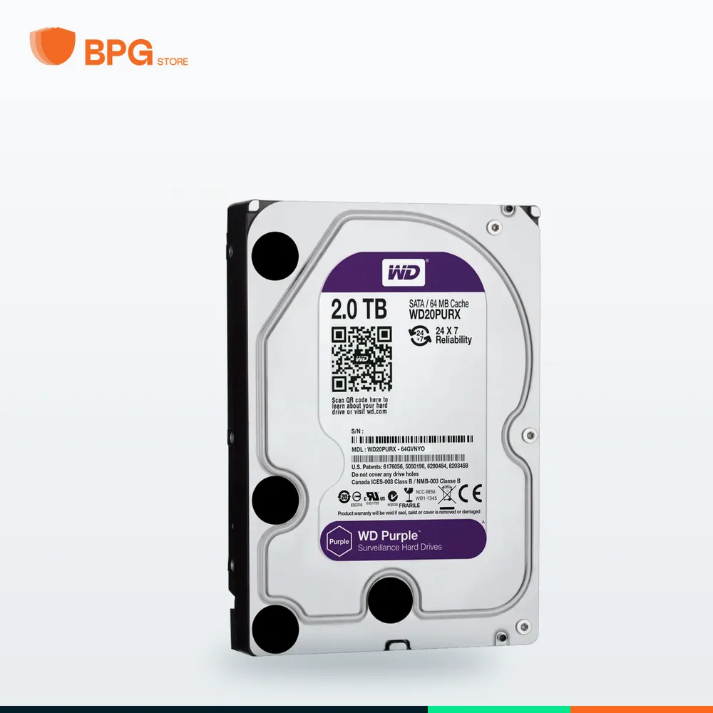 هارد ديسك مراقبة 2 تيرا – Western Digital