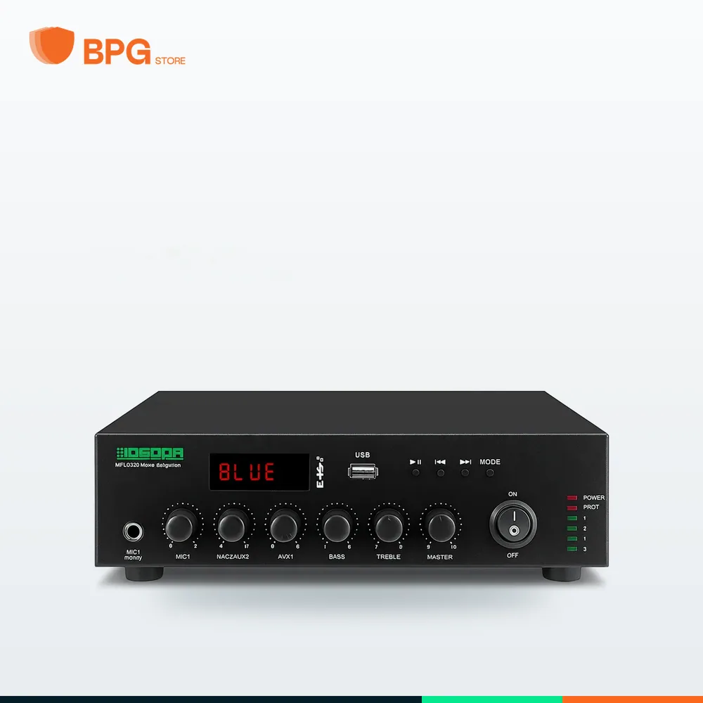 أمبليفاير رقمي صغير مع ميكسر 120 واط – DSPPA MP120UB