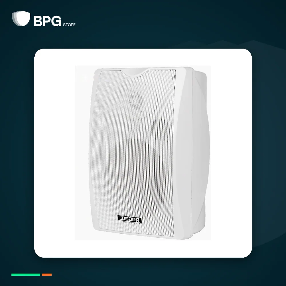 سماعة حائطية ثنائية الاتجاه 40 واط – أبيض – DSPPA DSP8064W – بهوية BPG Store