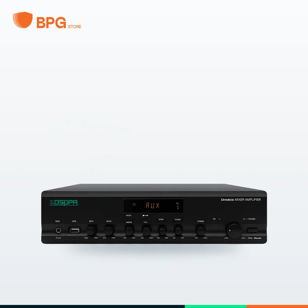 أمبليفاير رقمي مع ميكسر 650 واط – DSPPA DMA650U
