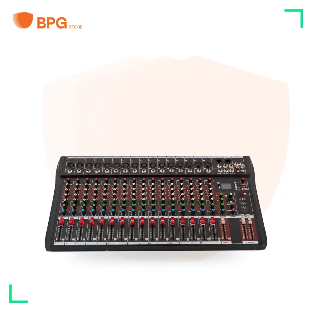خلاط صوت (ميكسر) رقمي احترافي 16 قناة – DSPPA DMX16 – صورة عرض