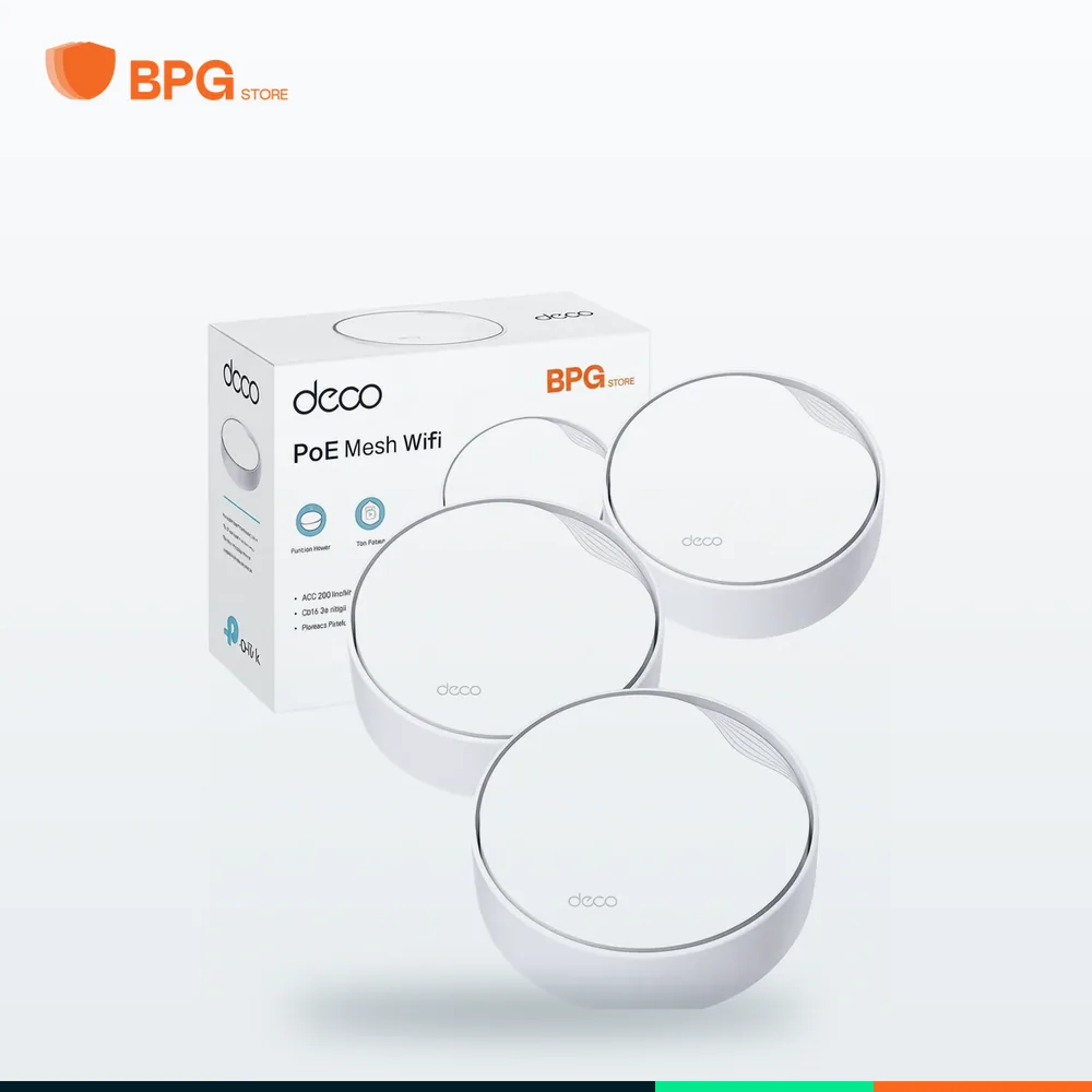 نظام واي فاي Mesh Wi-Fi 6 – TP-Link Deco X50 (3 وحدات)