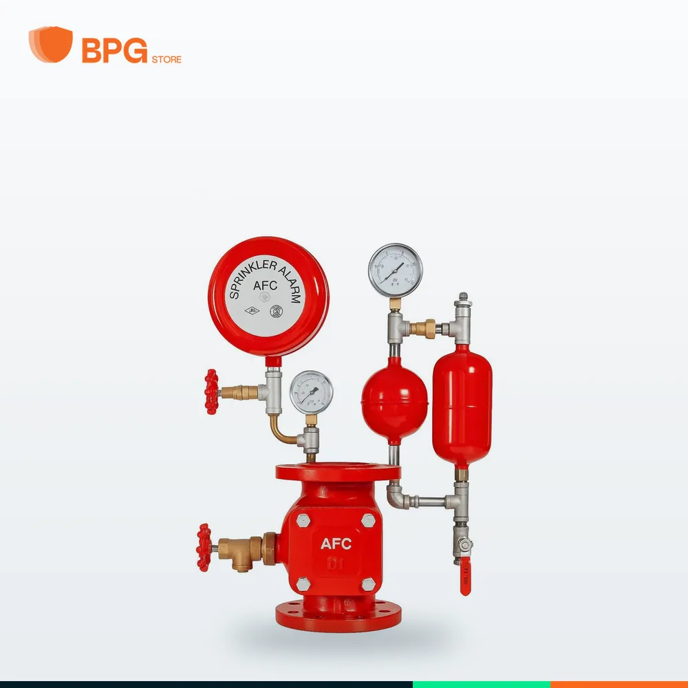 محبس جرس مائي (Alarm Check Valve) فلانشة مقاس 4 بوصة – AFC UL/FM