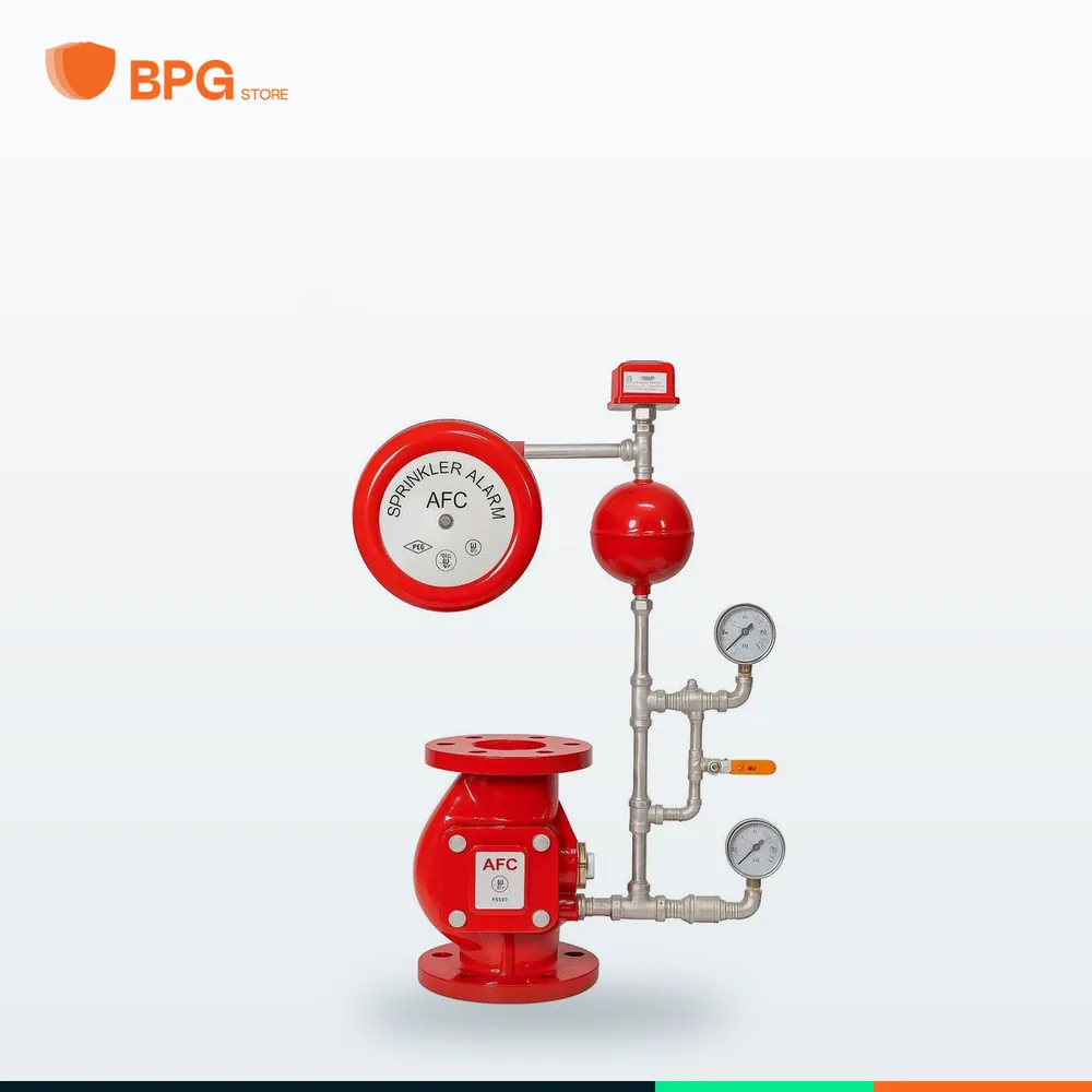 محبس جرس مائي (Alarm Check Valve) فلانشة مقاس 6 بوصة – AFC UL/FM