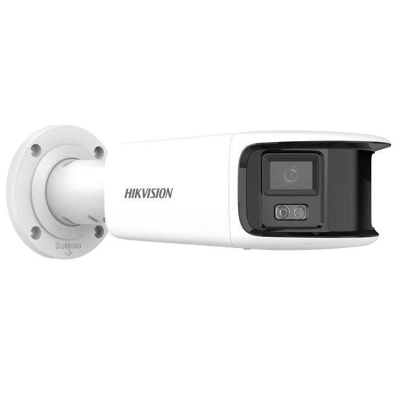 كاميرا مراقبة IP 8 ميجا بانورامية بعدستين 180° خارجية ColorVu – Hikvision DS-2CD2T87G2P-LSU/SL